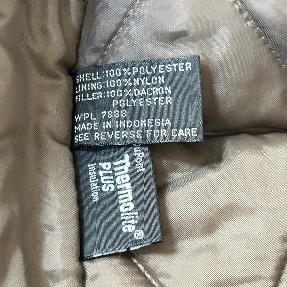 Bromley Sport Womens Thermo Lite‎ Plus Brown Full Zip Jacket NWOT - M Petite - Picture 9 of 9